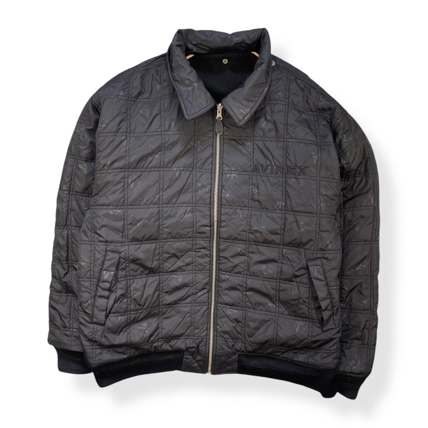 2000's Avirex NY Squadron Reversible Wool Jacket (XL)