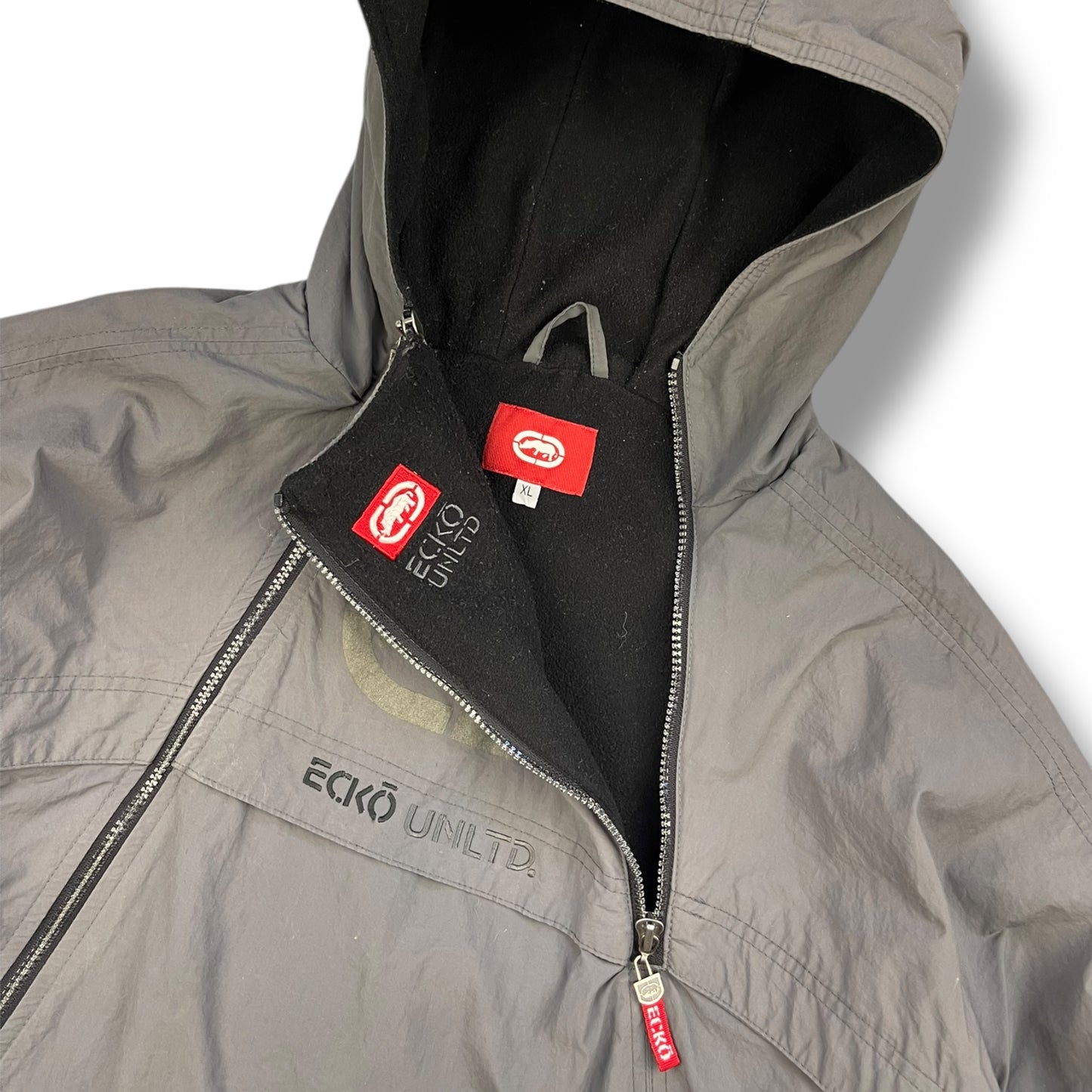2000's Ecko Asymmetric Dual Zip Jacket (XL)