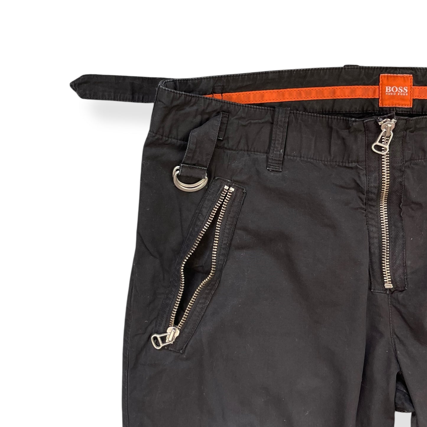 2000's Hugo Boss Orange Multi-Zip Trousers (32)