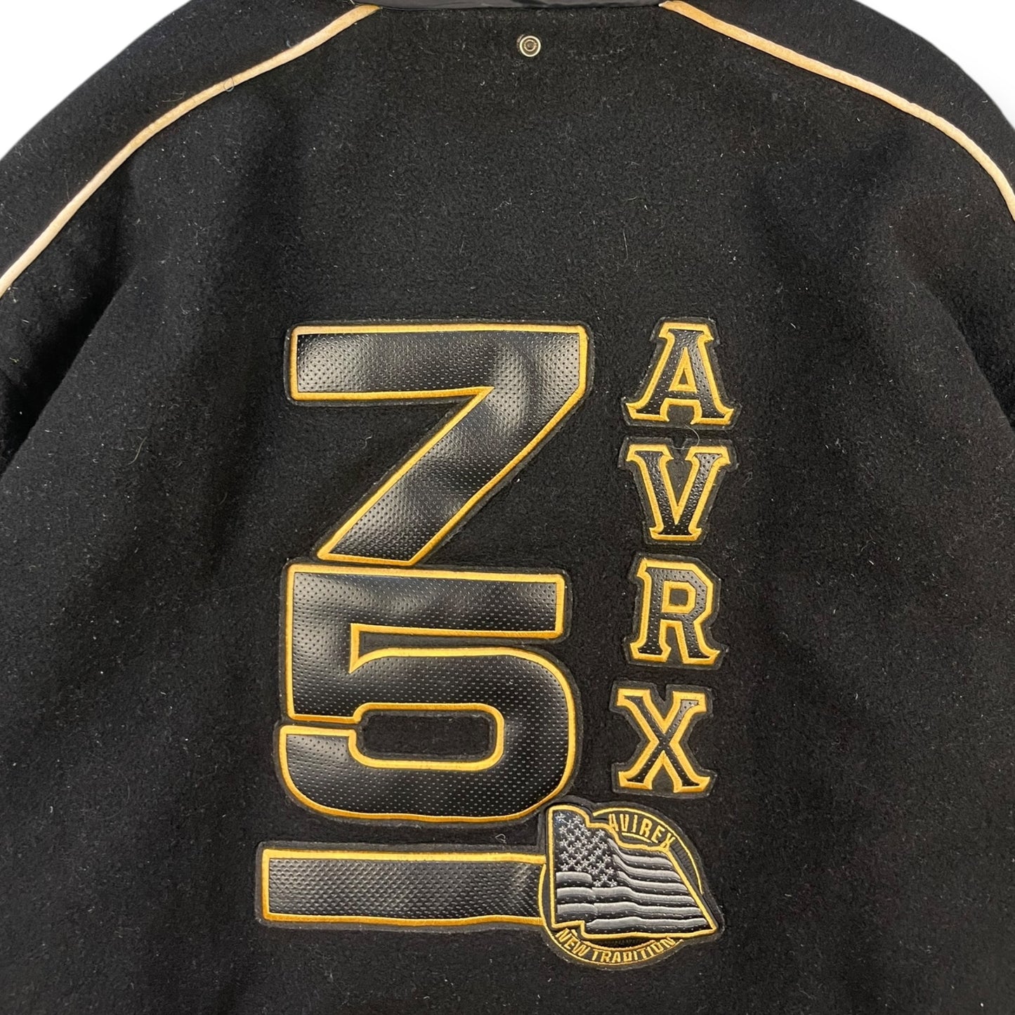 2000's Avirex NY Squadron Reversible Wool Jacket (XL)