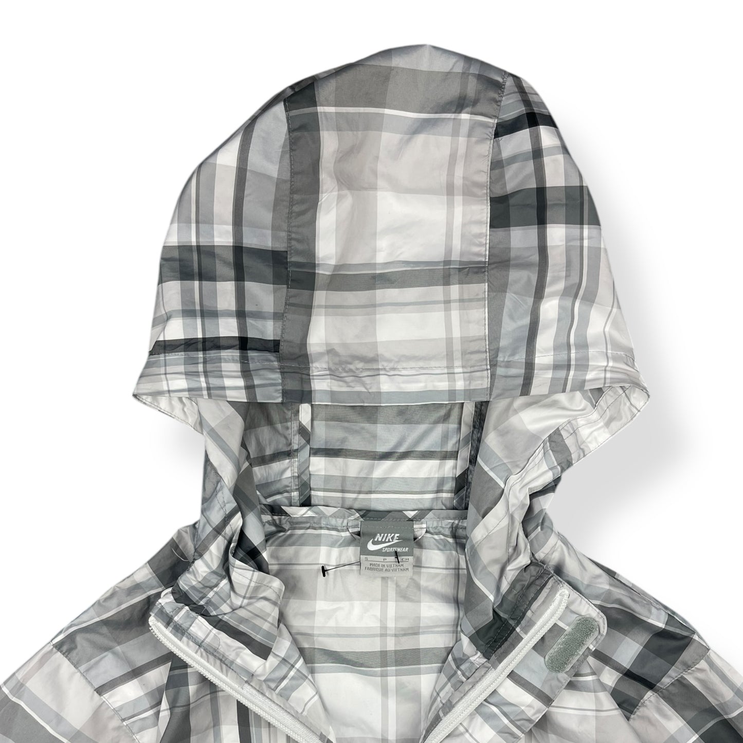2000's Nike Plaid 1/4 Zip Jacket (S)