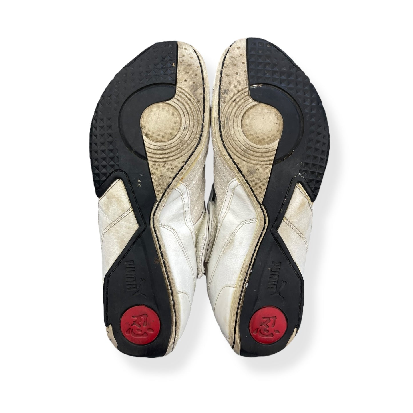 2000's Puma Uke Leather White/Navy (UK8)