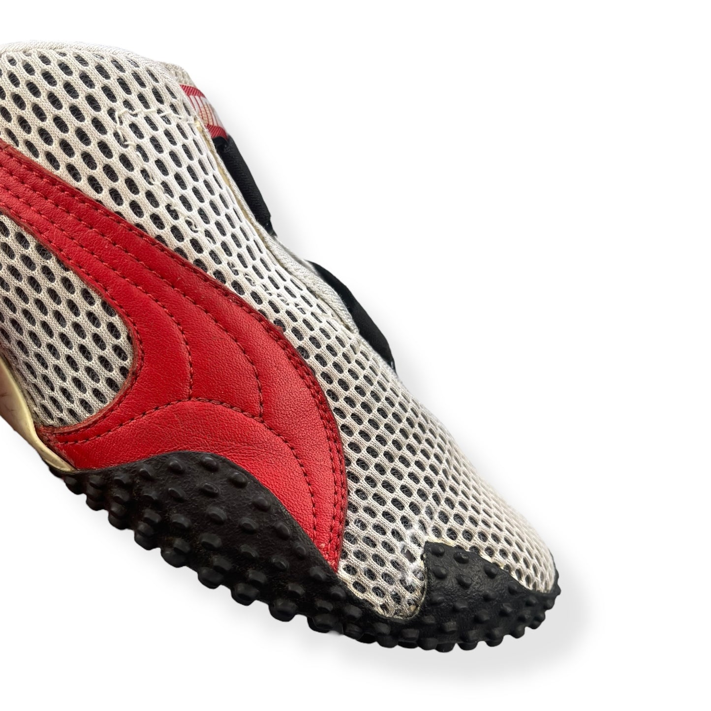 2000's Puma Mostro Mesh Silver/Red/Black (UK8)