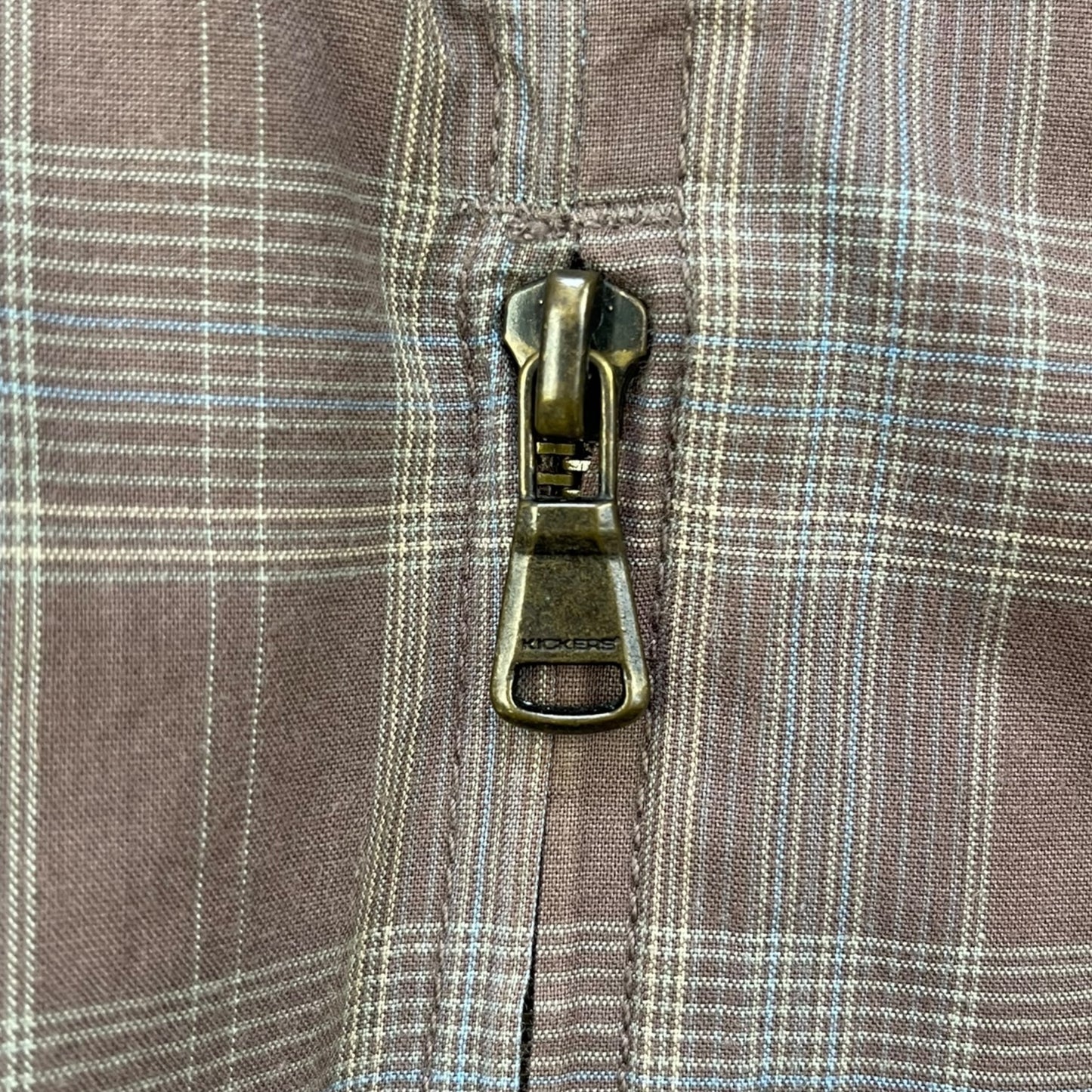 2000's Kickers Plaid Lightweight Jacket (XL)