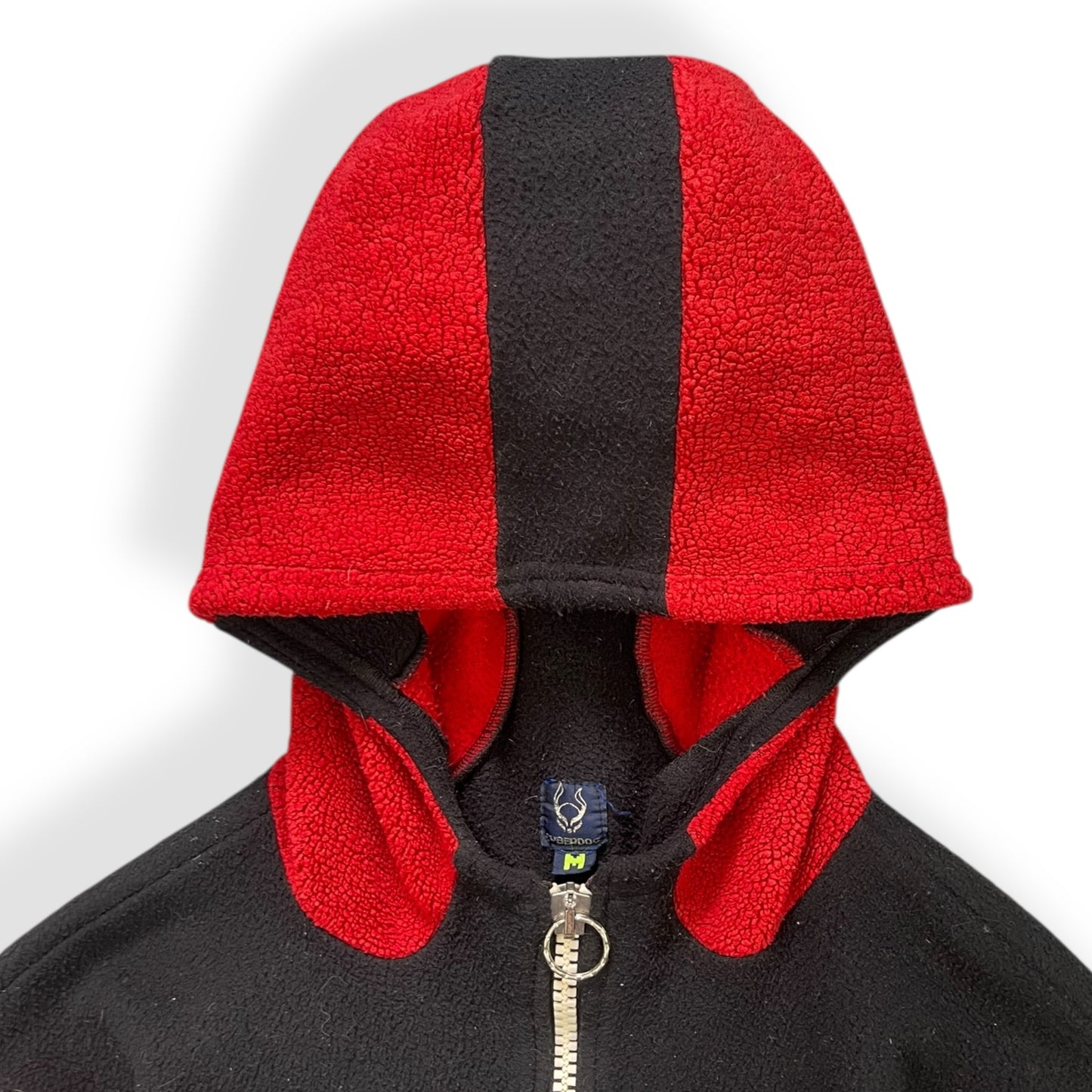 1990's Cyberdog Panelled Fleece Hoodie (L)