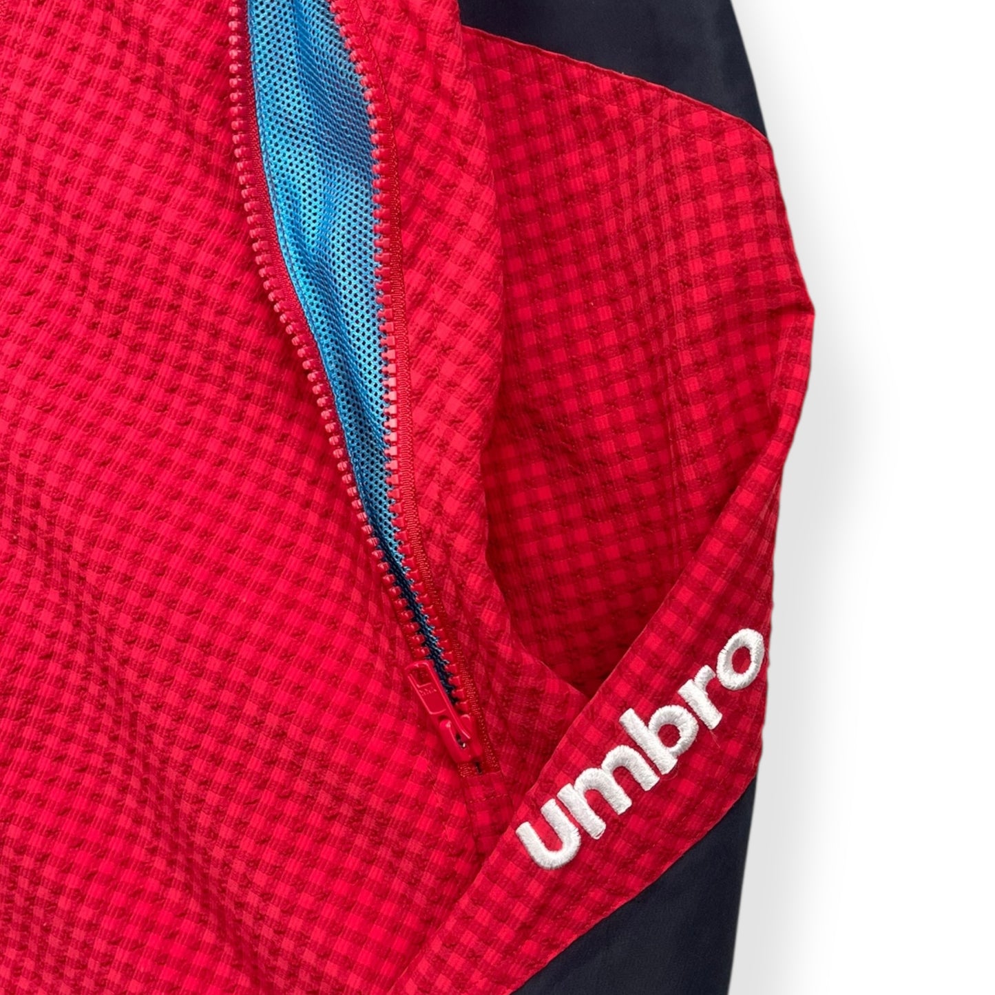 2000's Umbro Gingham Panelled Ventilated Jacket (M)