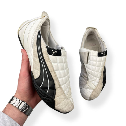 2000's Puma Uke Leather White/Navy (UK8)