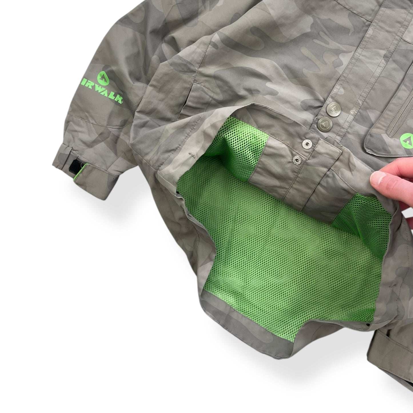 2000's Airwalk Camo Goggle Jacket (XS)