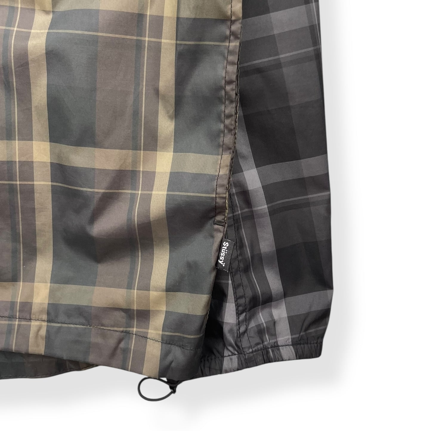 2000's Stussy Tri-Colour Plaid Jacket (L)