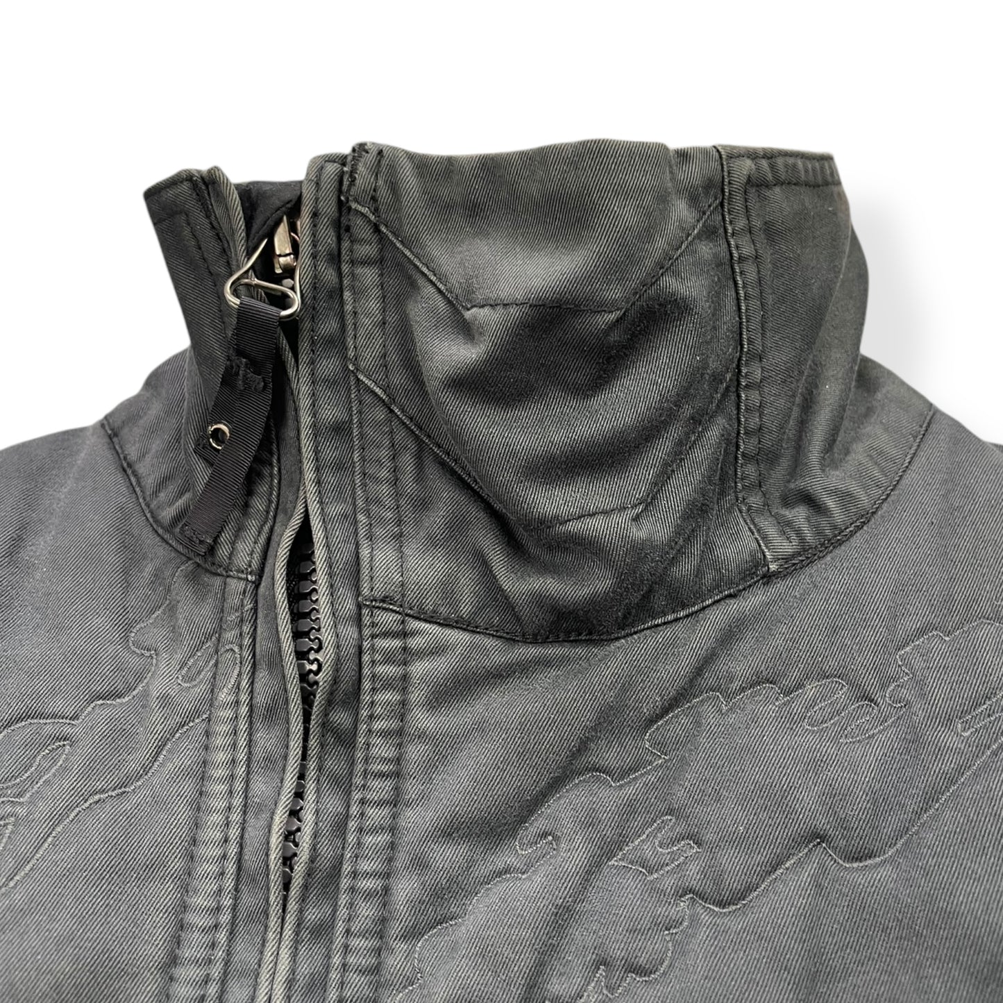 2000's Maharishi Off Centre Zip Embroidered Jacket (L)