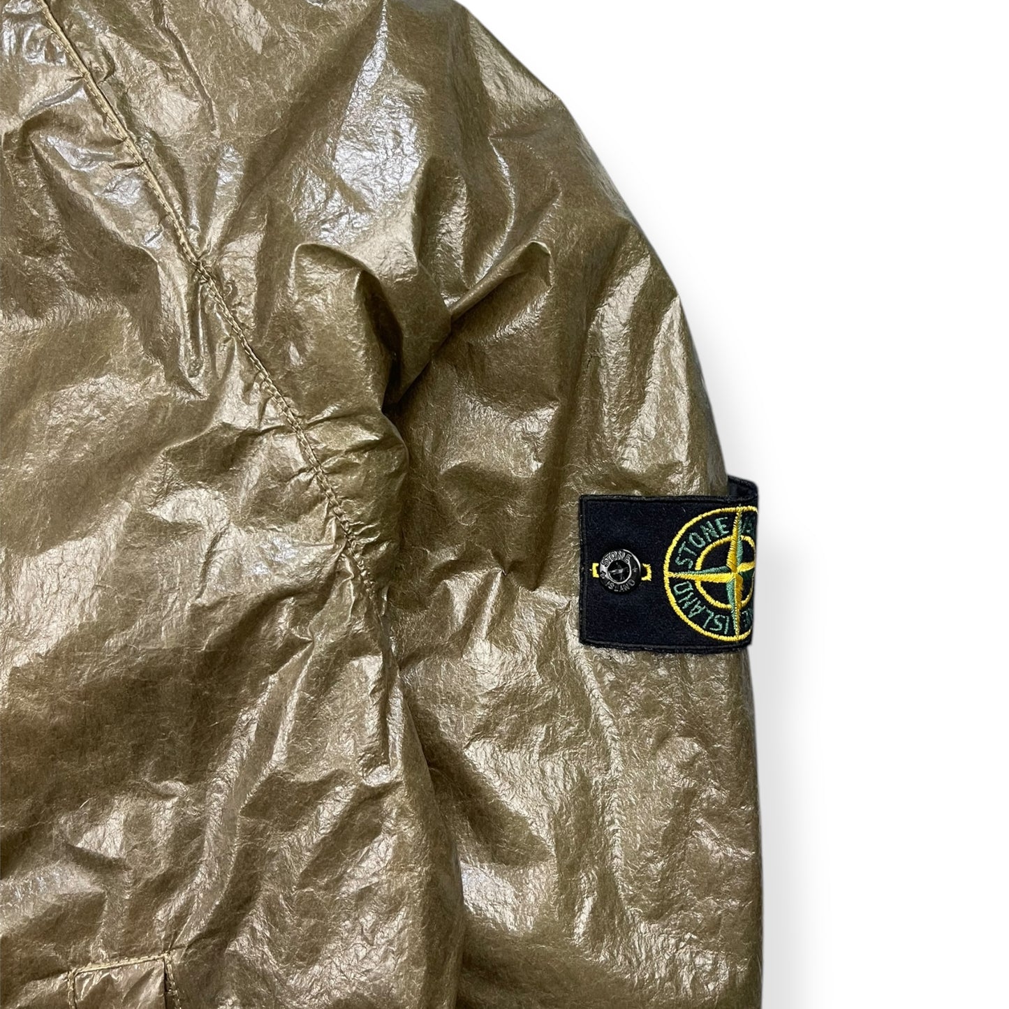 SS2001 Stone Island Microfelt Transparent Cover Jacket (M)