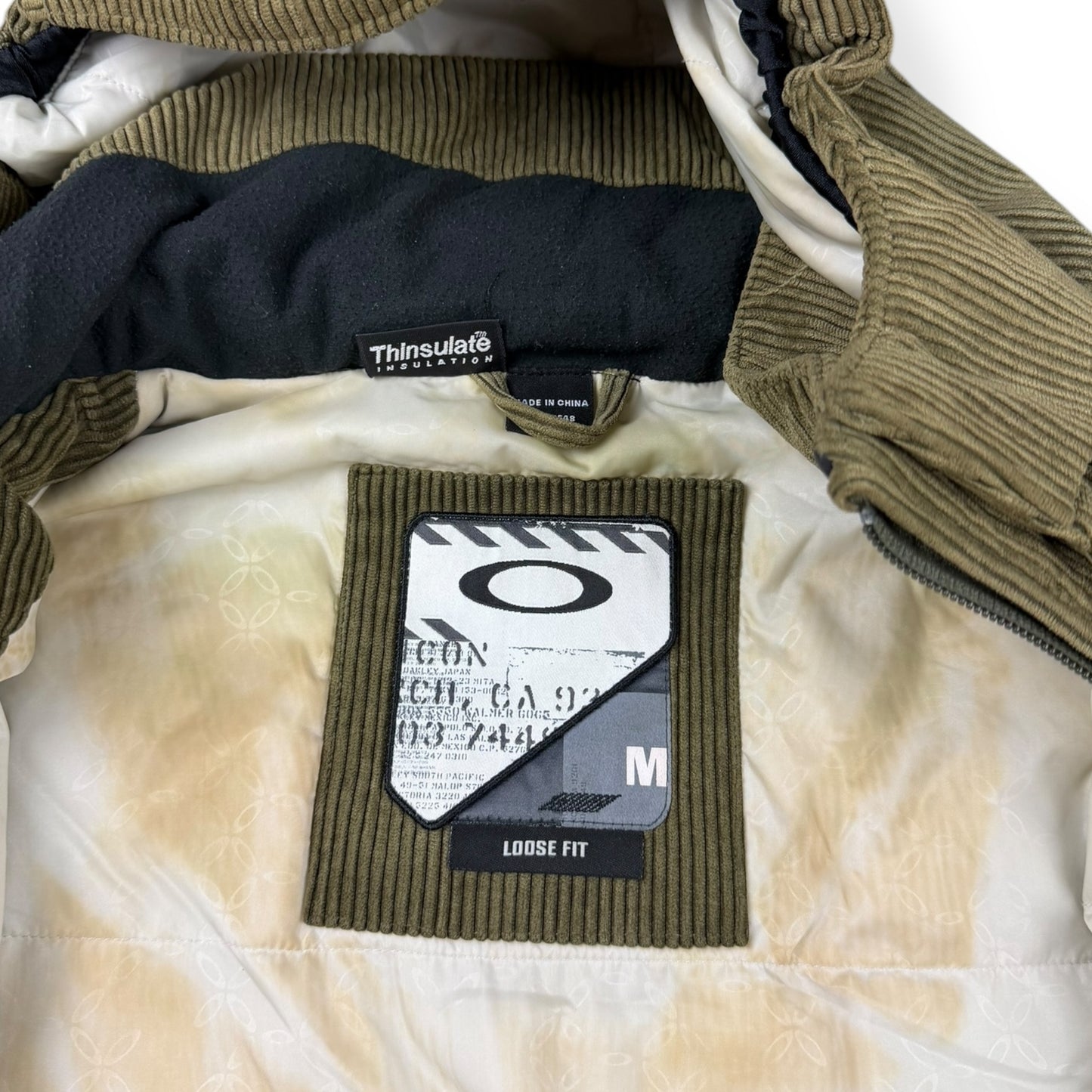 2008 Oakley Corduroy Hidden Pocket Jacket (L)