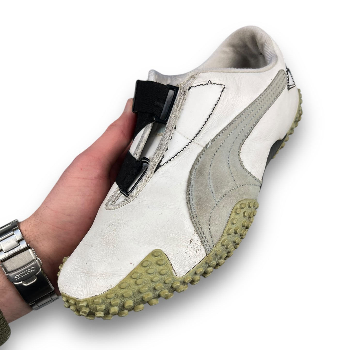 Puma Mostro Leather White/Black (UK6)
