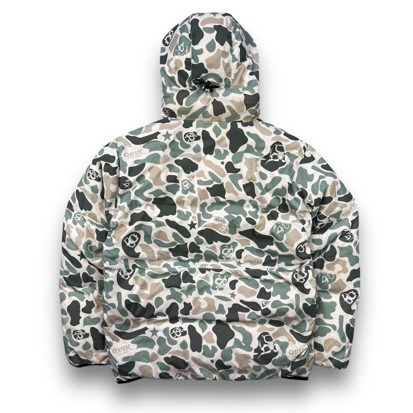 2000's Quiksilver Reversible Puffer Jacket (M)