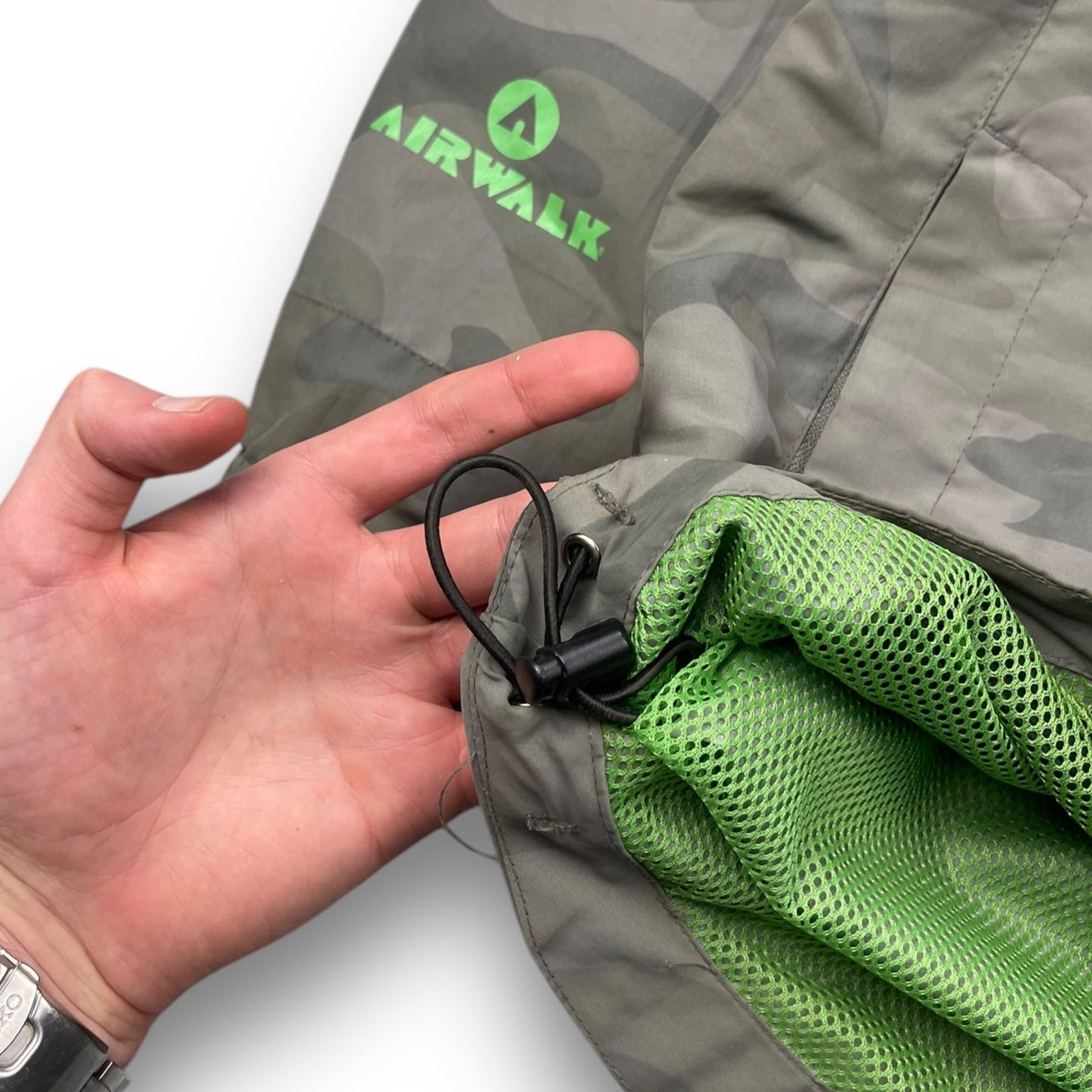 2000's Airwalk Camo Goggle Jacket (S/M)