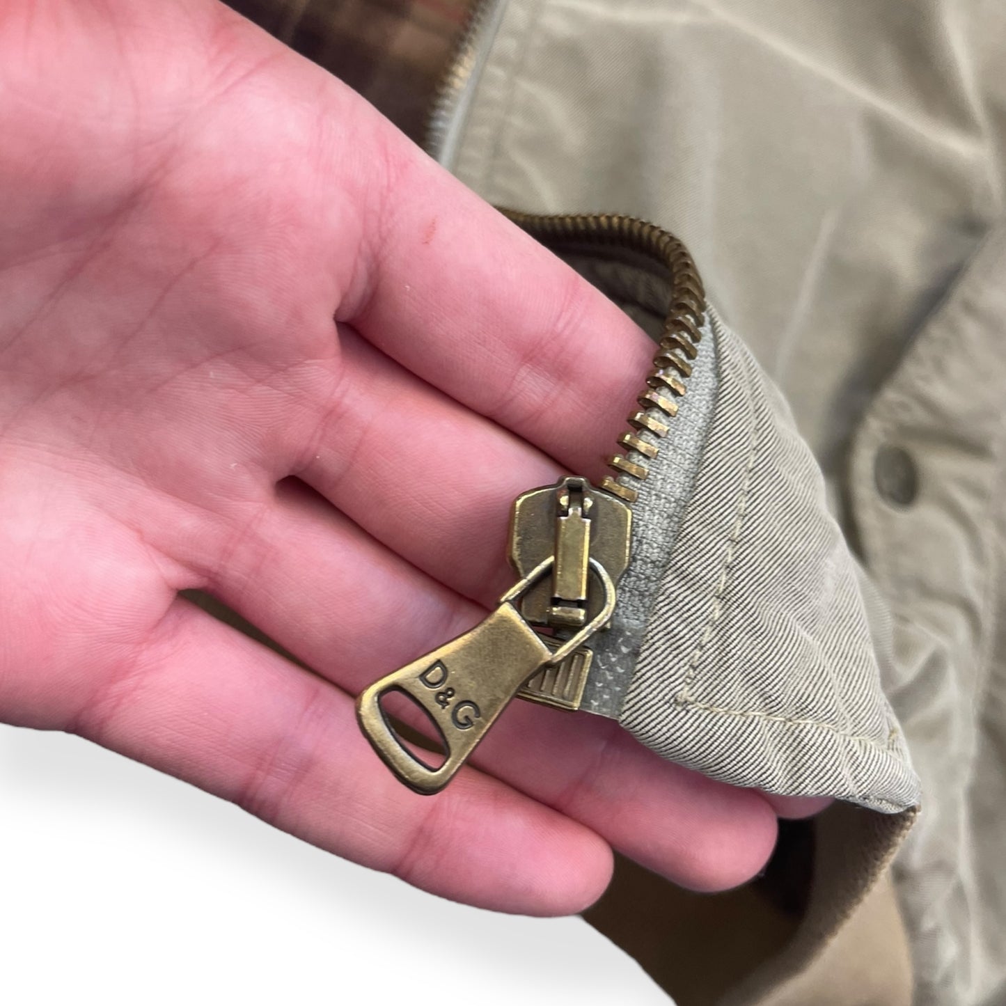 2003 Dolce & Gabbana Cargo Zip Jacket (L)