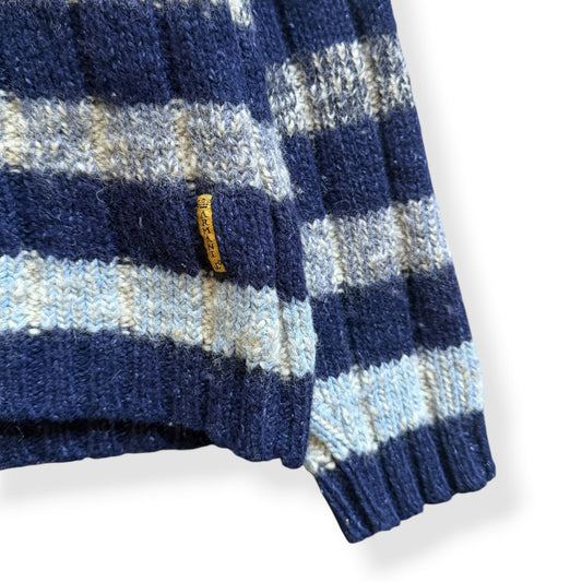1990's Armani Jeans Striped Knitted Jumper (M)