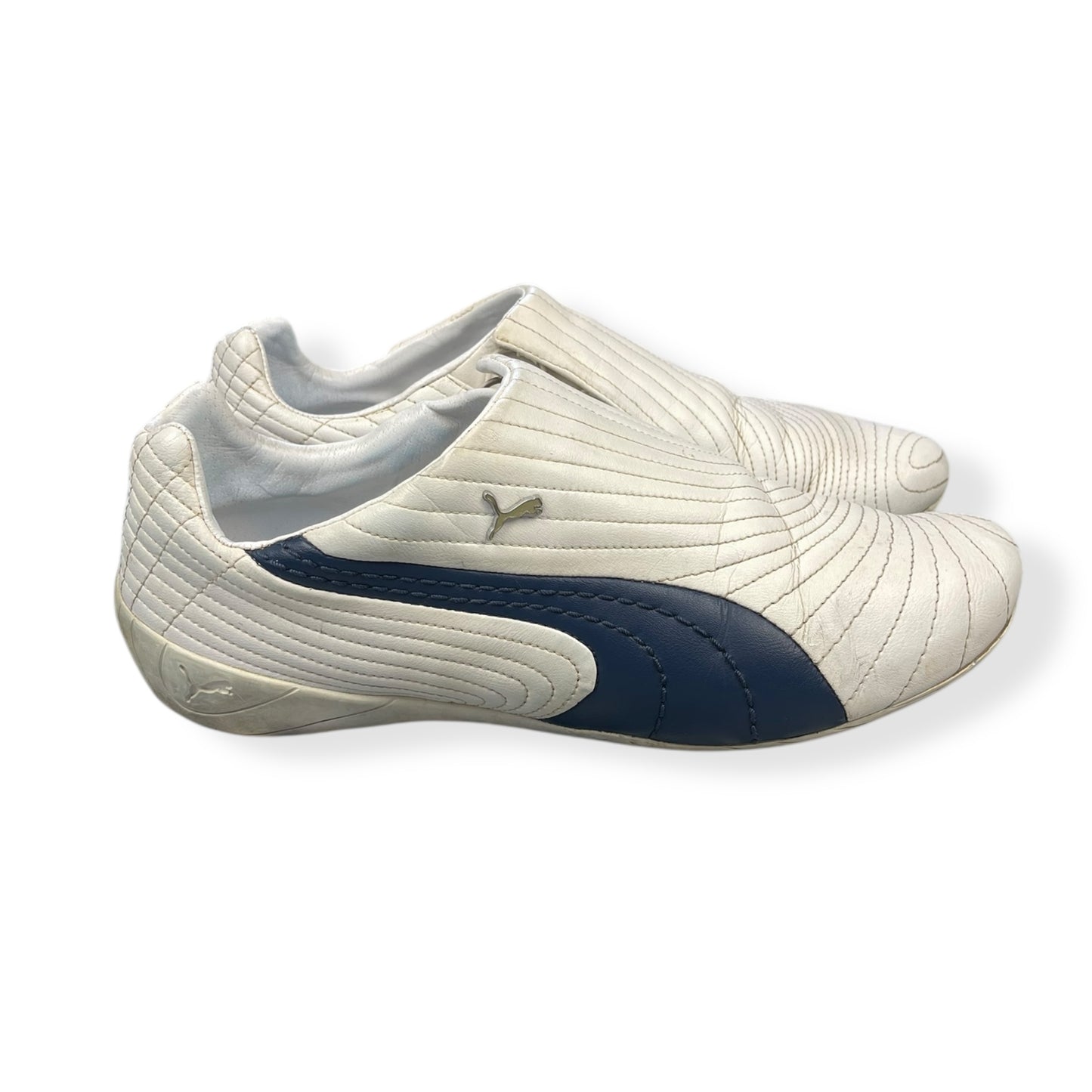 2000's Puma Sokuto White/Navy (UK12)