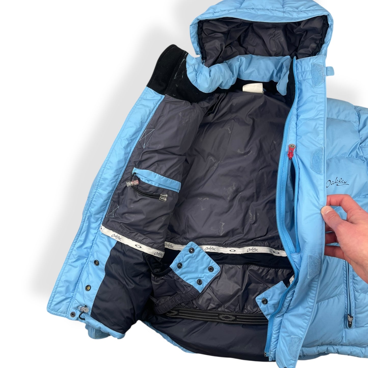 2000's Oakley Baby Blue Puffer Jacket (M)
