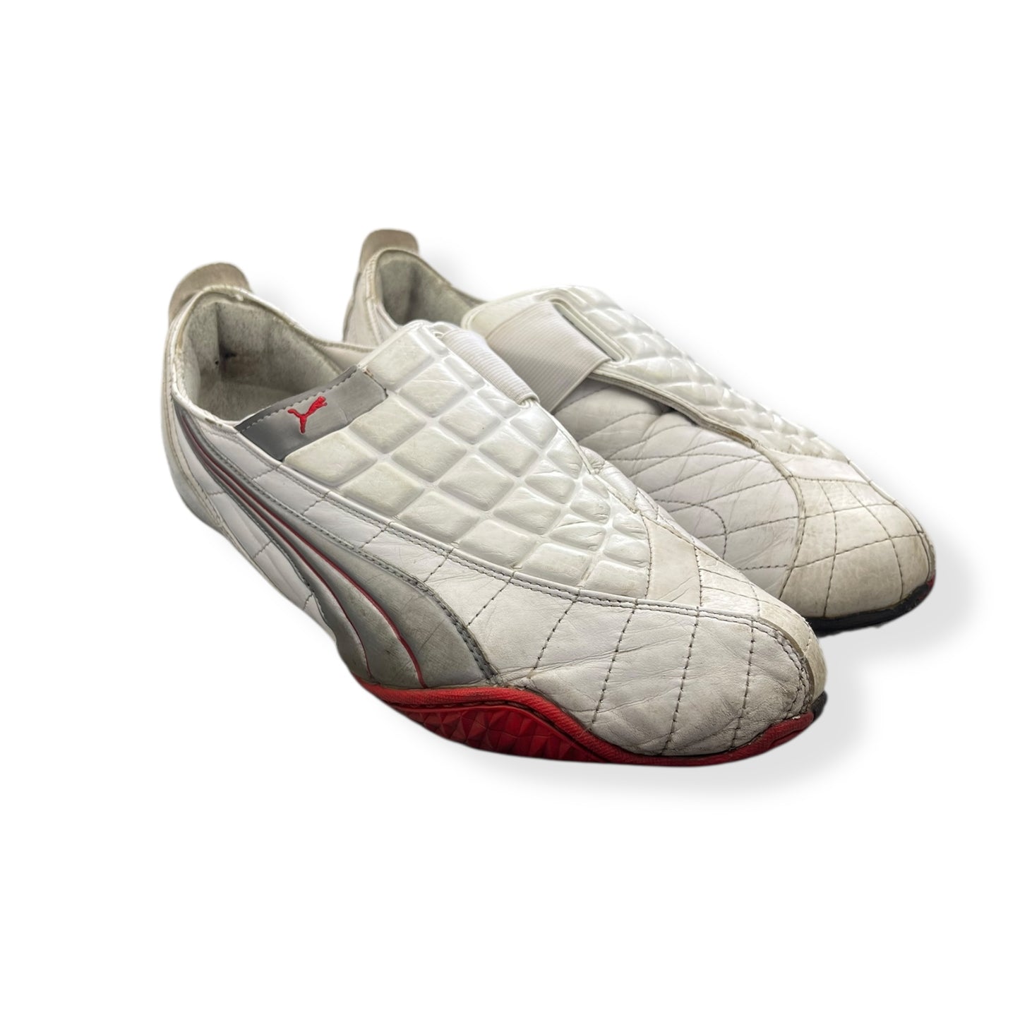 2005 Puma Uke Leather White/Silver (UK10)