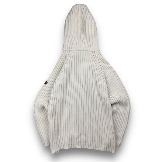 2000's Schott NYC Dual Zip Knitted Balaclava Hoodie (L)