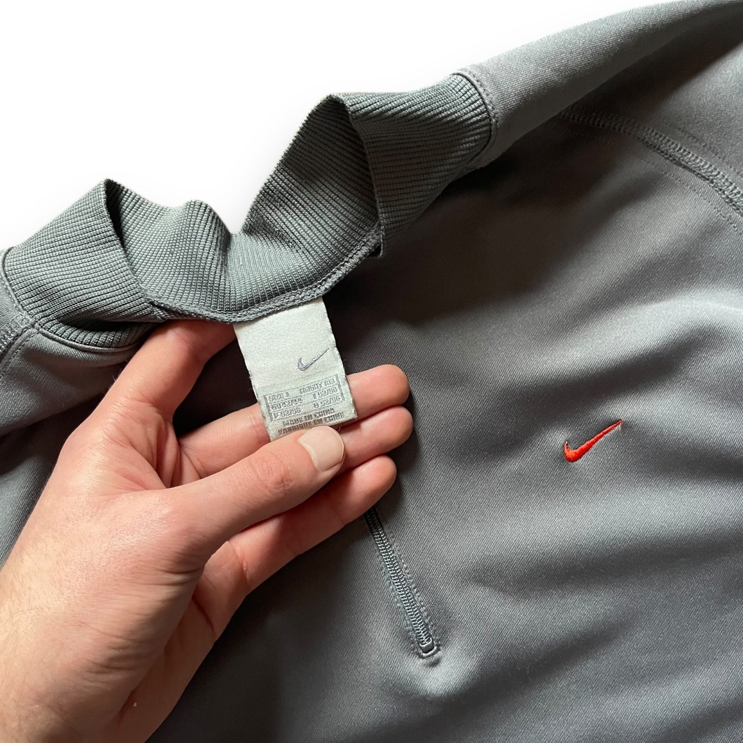 2000's Nike White Label 1/4 Zip Top (L)