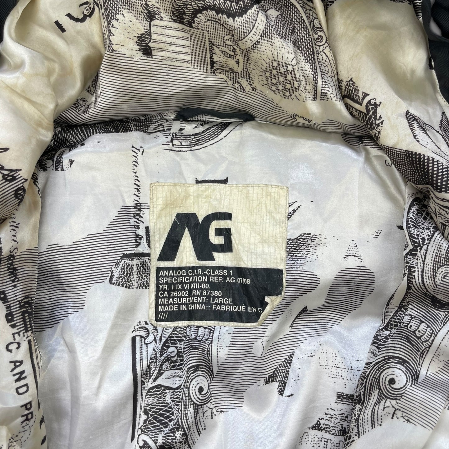 Burton Analog Down Filled Puffer Jacket (L)