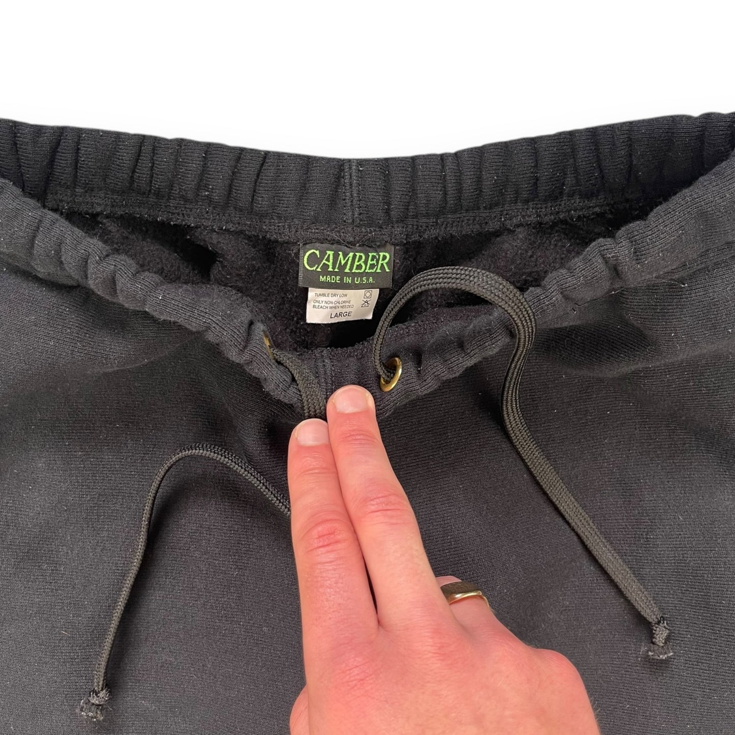 Camber USA 12oz Black Sweatpants (L)