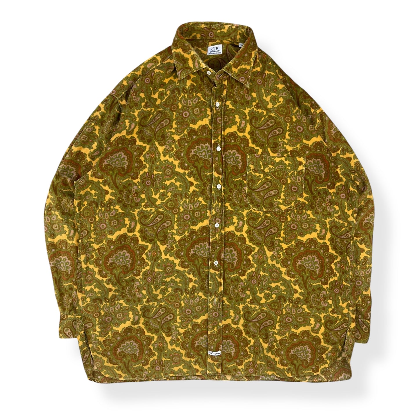 1980's CP Company Corduroy Paisley Shirt (XL)