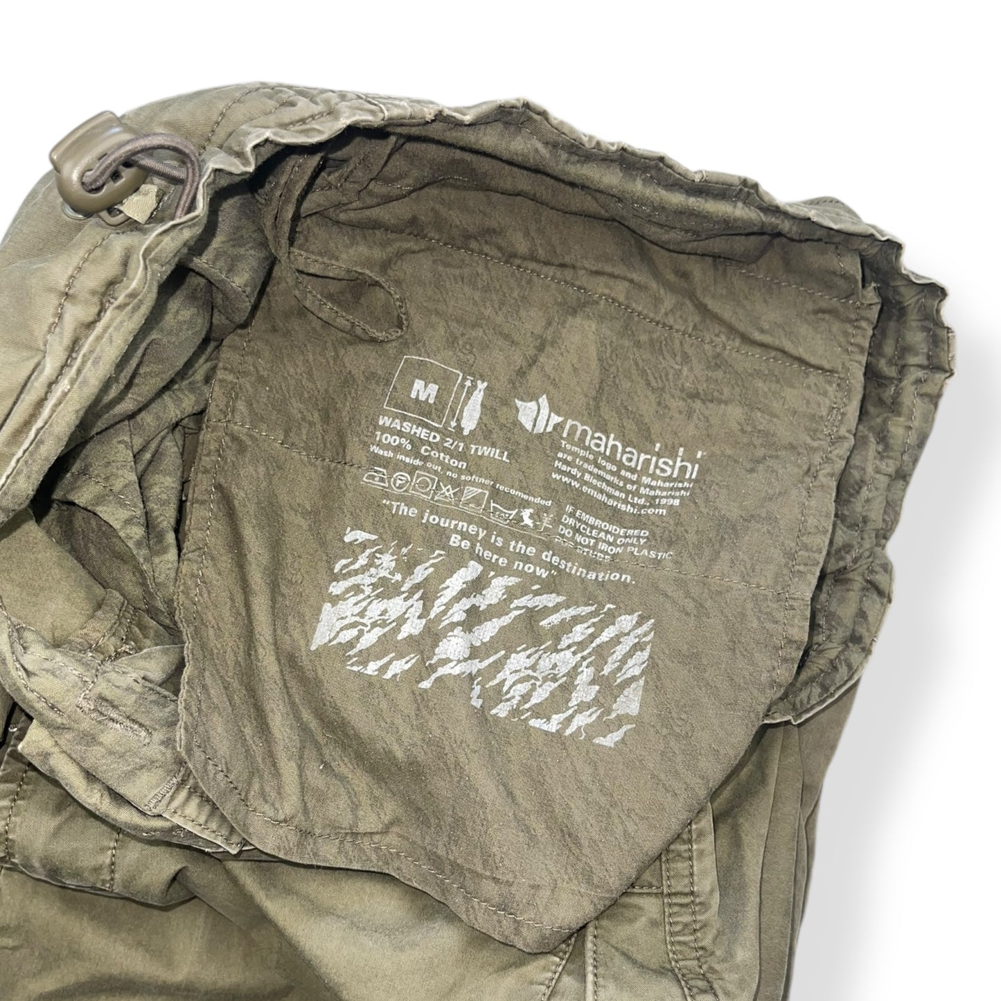 2000's Maharishi 3M Reflective Dragon Embroidered Snopants (M)