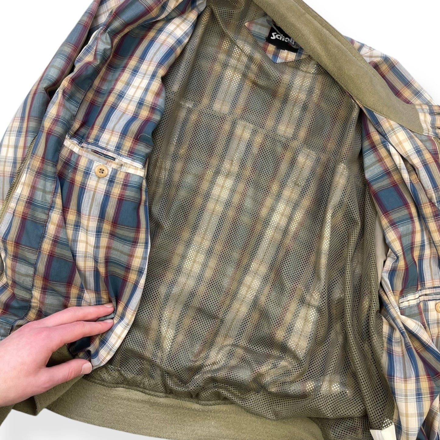 2000's Schott NYC Plaid Jacket (XL)