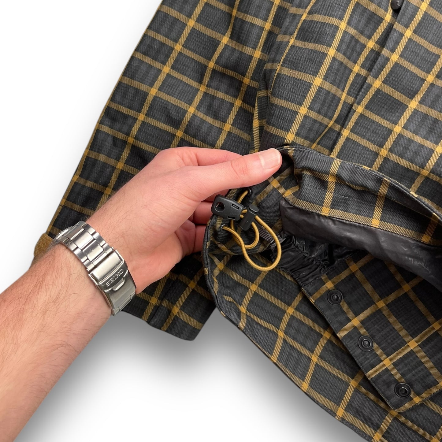 Helly Hansen Asymmetric Plaid Jacket (M)