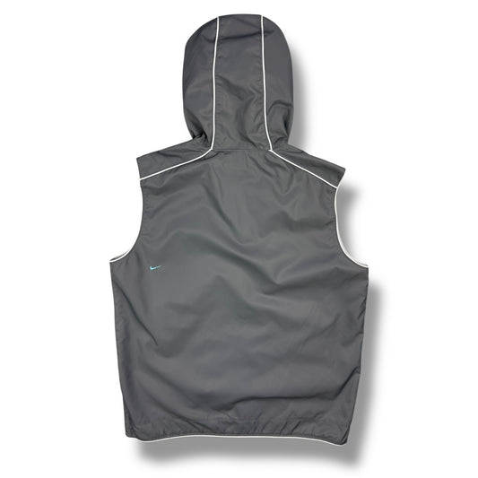 2000's Nike Off Centre Zip Gilet (M)