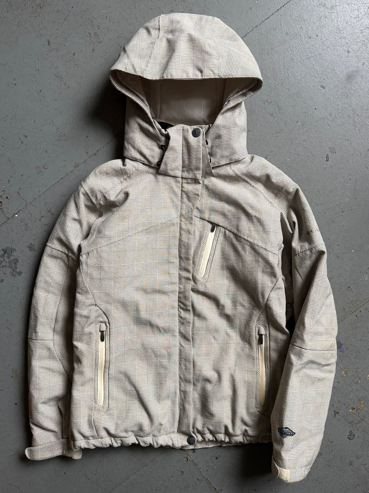 2000's Columbia Plaid Omni-Tech Jacket (S)