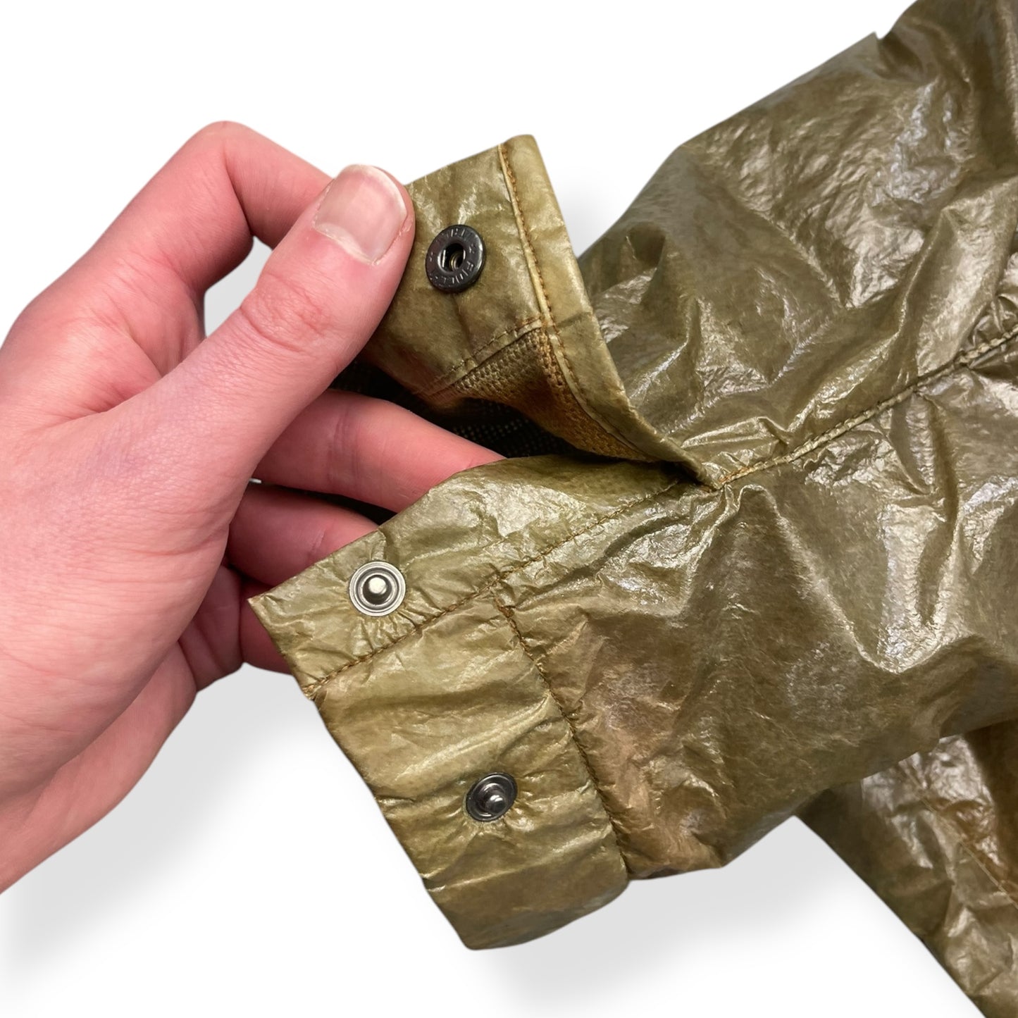 SS2001 Stone Island Microfelt Transparent Cover Jacket (M)