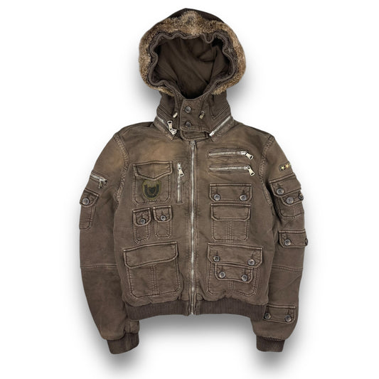 2008 Dolce & Gabbana Rabbit Fur Cargo Jacket (M)