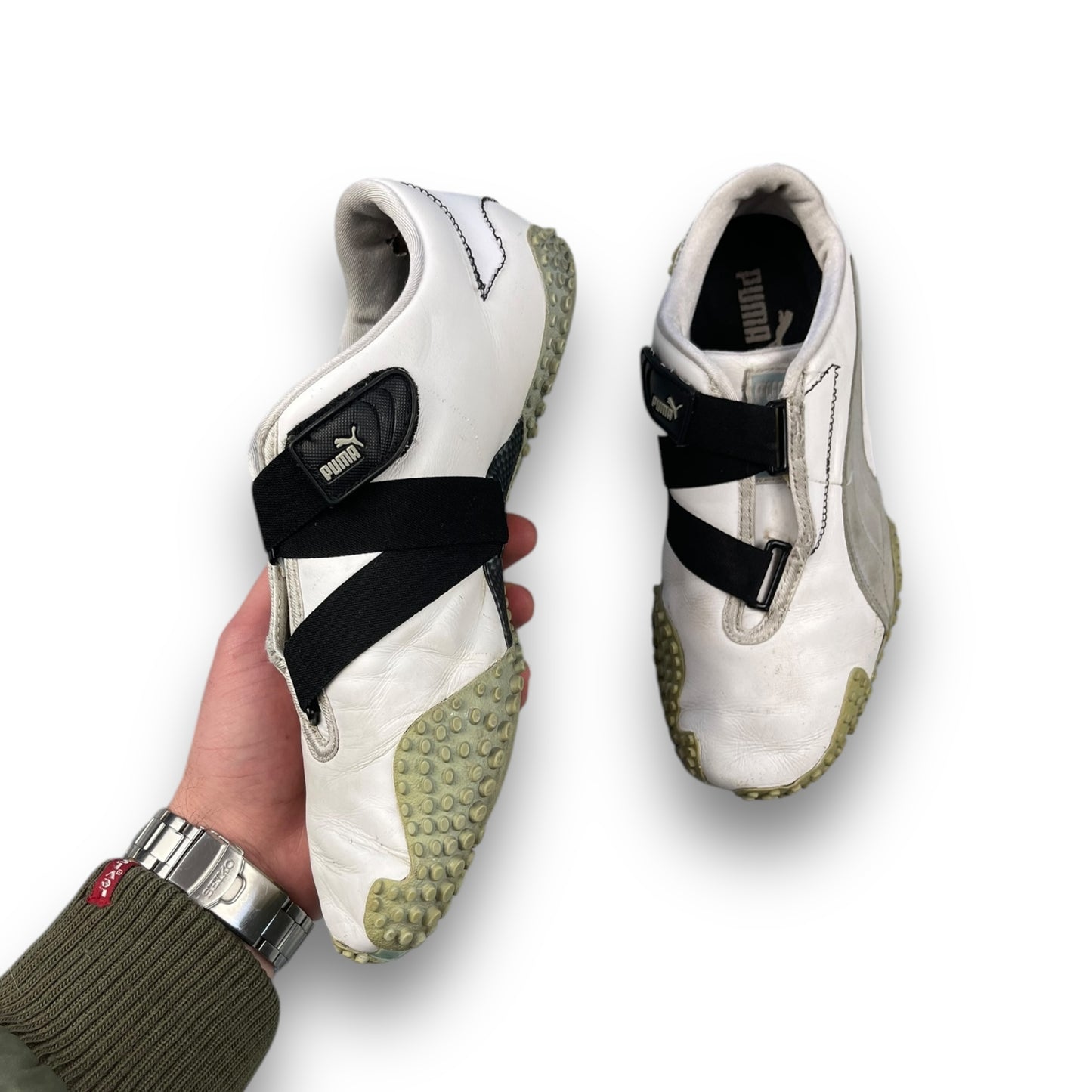 Puma Mostro Leather White/Black (UK6)