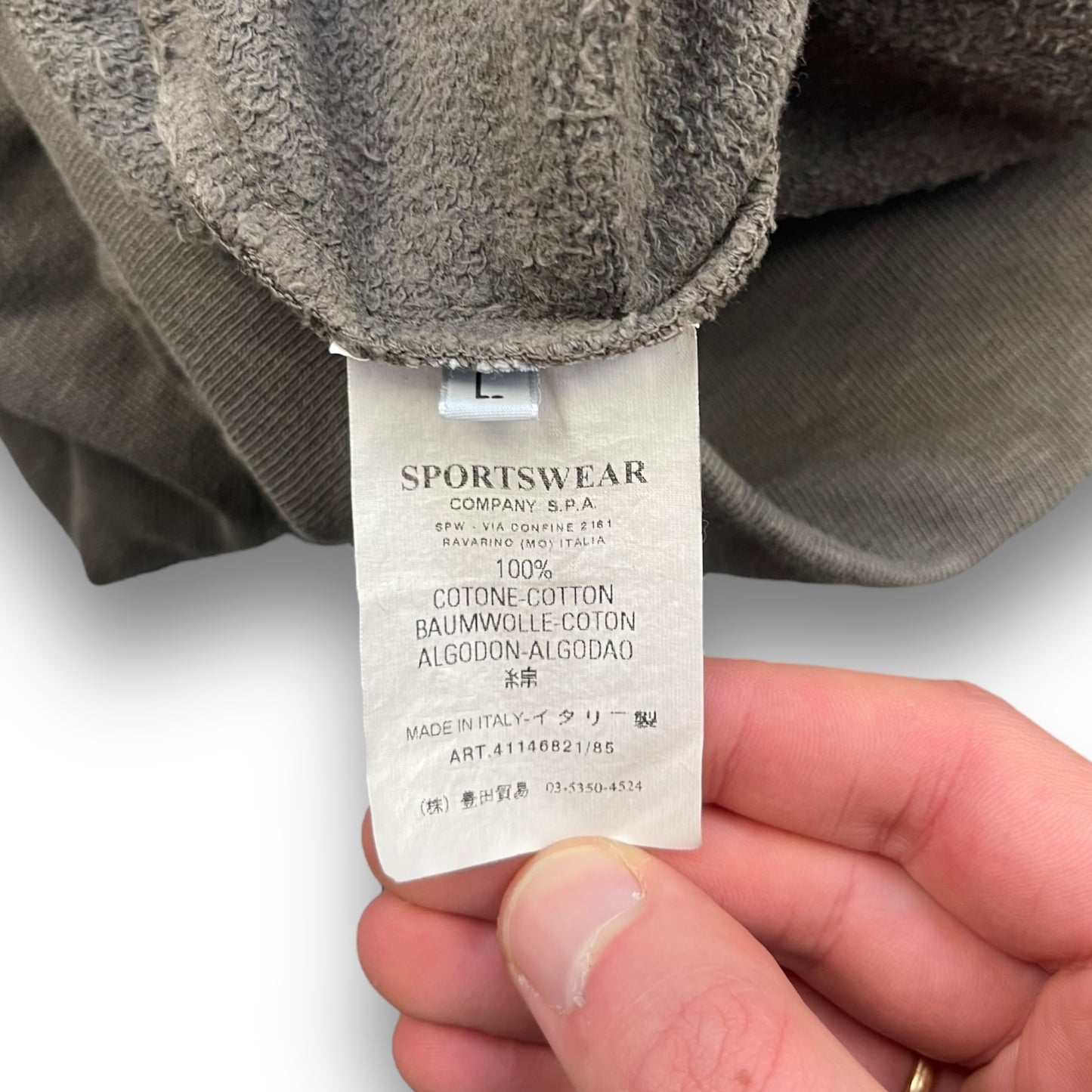 AW2004 Stone Island Denims Sweatshirt (L)