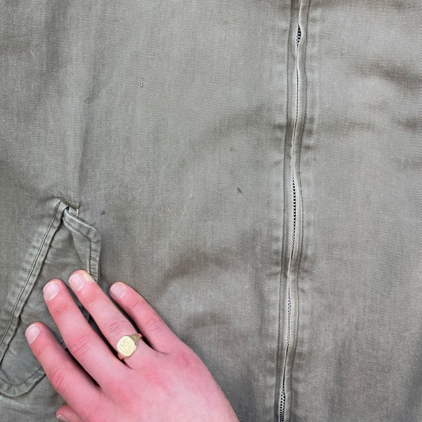 1980's Stussy Plaid Interior Work Jacket (L)