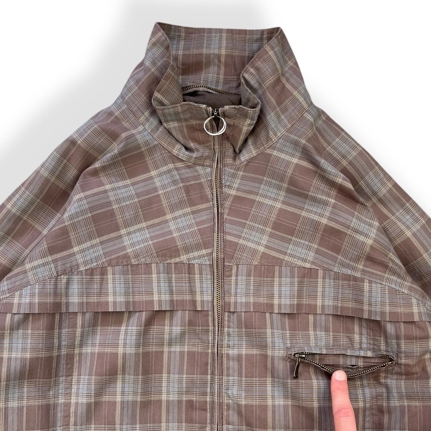 2000's Kickers Plaid Lightweight Jacket (XL)