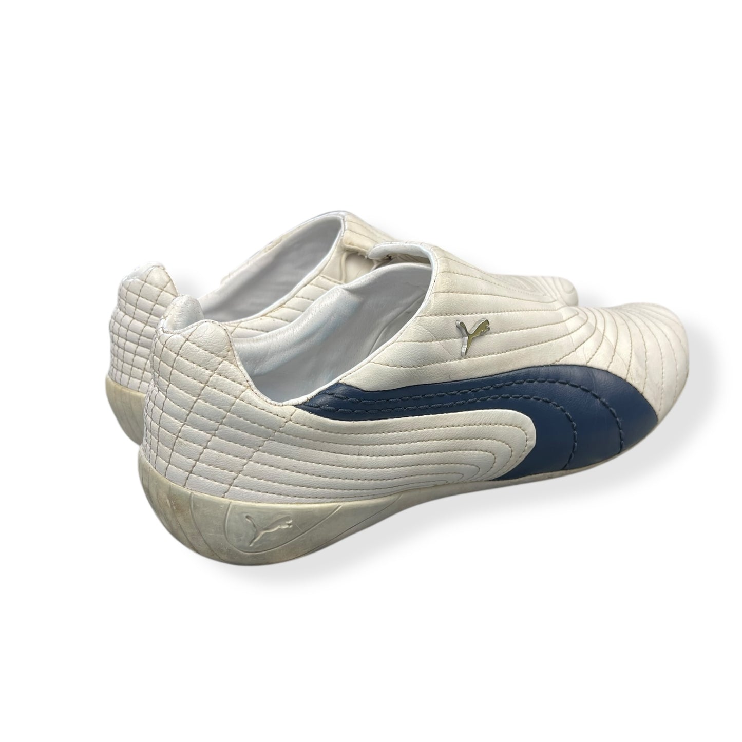 2000's Puma Sokuto White/Navy (UK12)