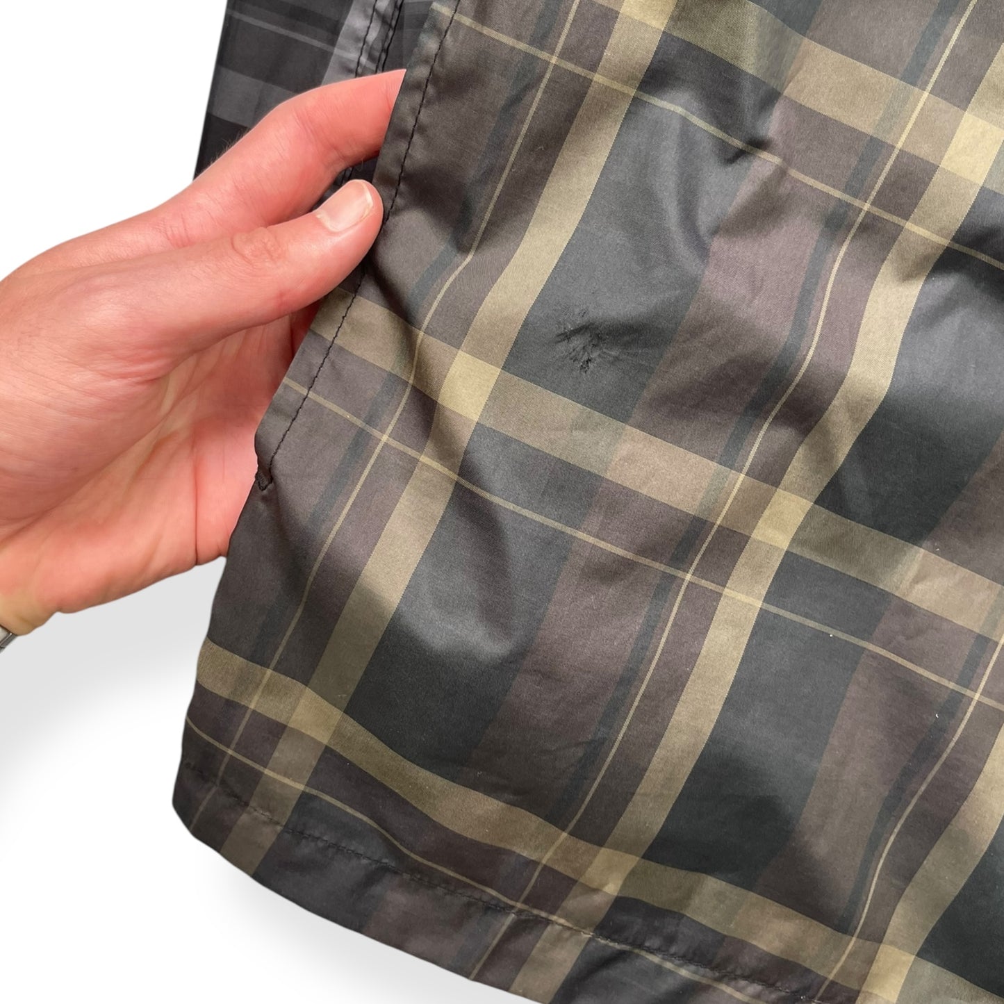 2000's Stussy Tri-Colour Plaid Jacket (L)