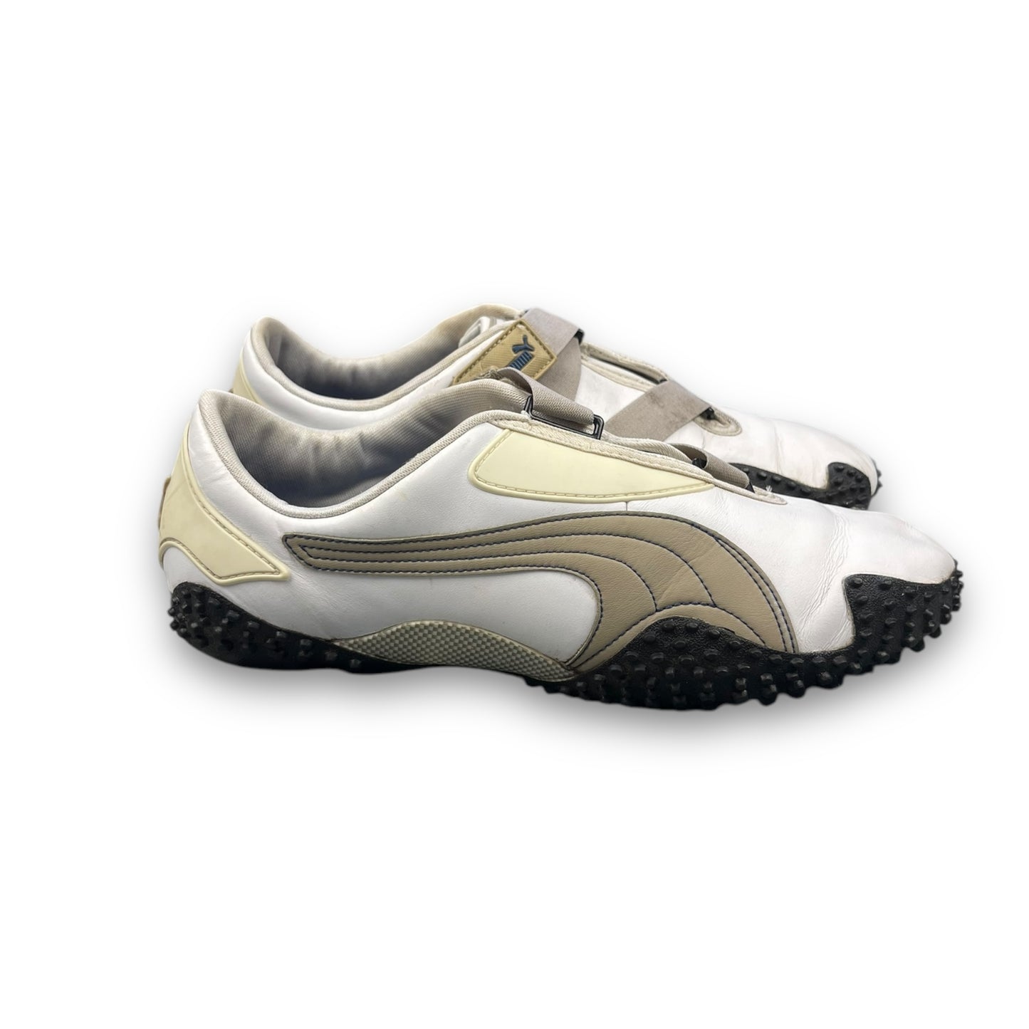 2000's Puma Mostro Leather White/Cream/Blue (UK9)