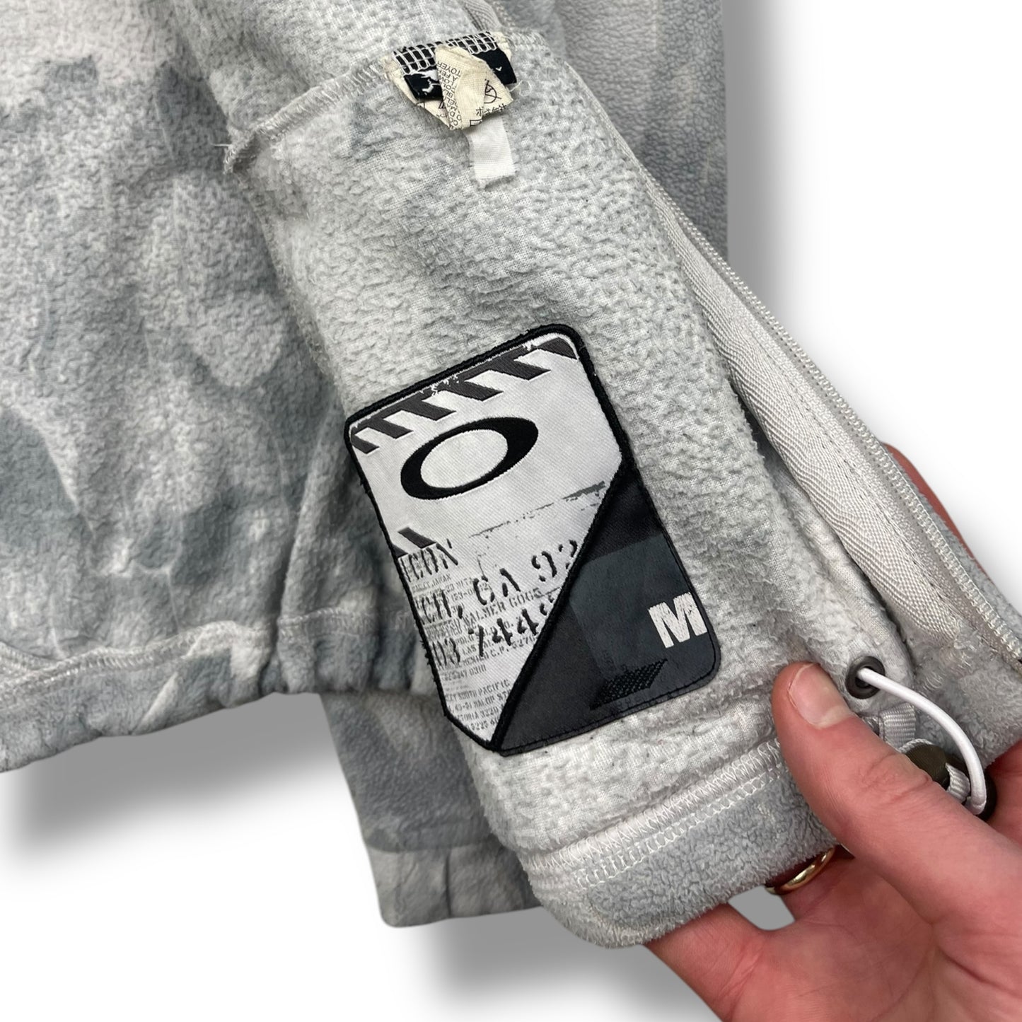 2008 Oakley Snow Camo Fleece Jacket (M)