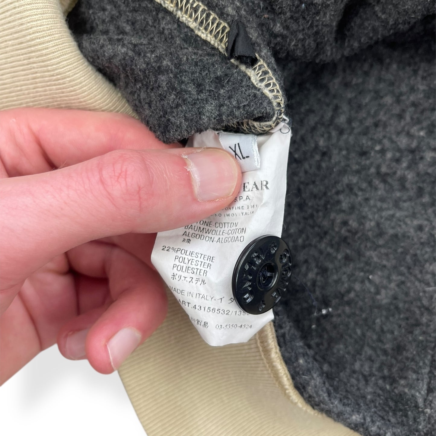 AW2005 Stone Island Raw Seam Jacket (L)