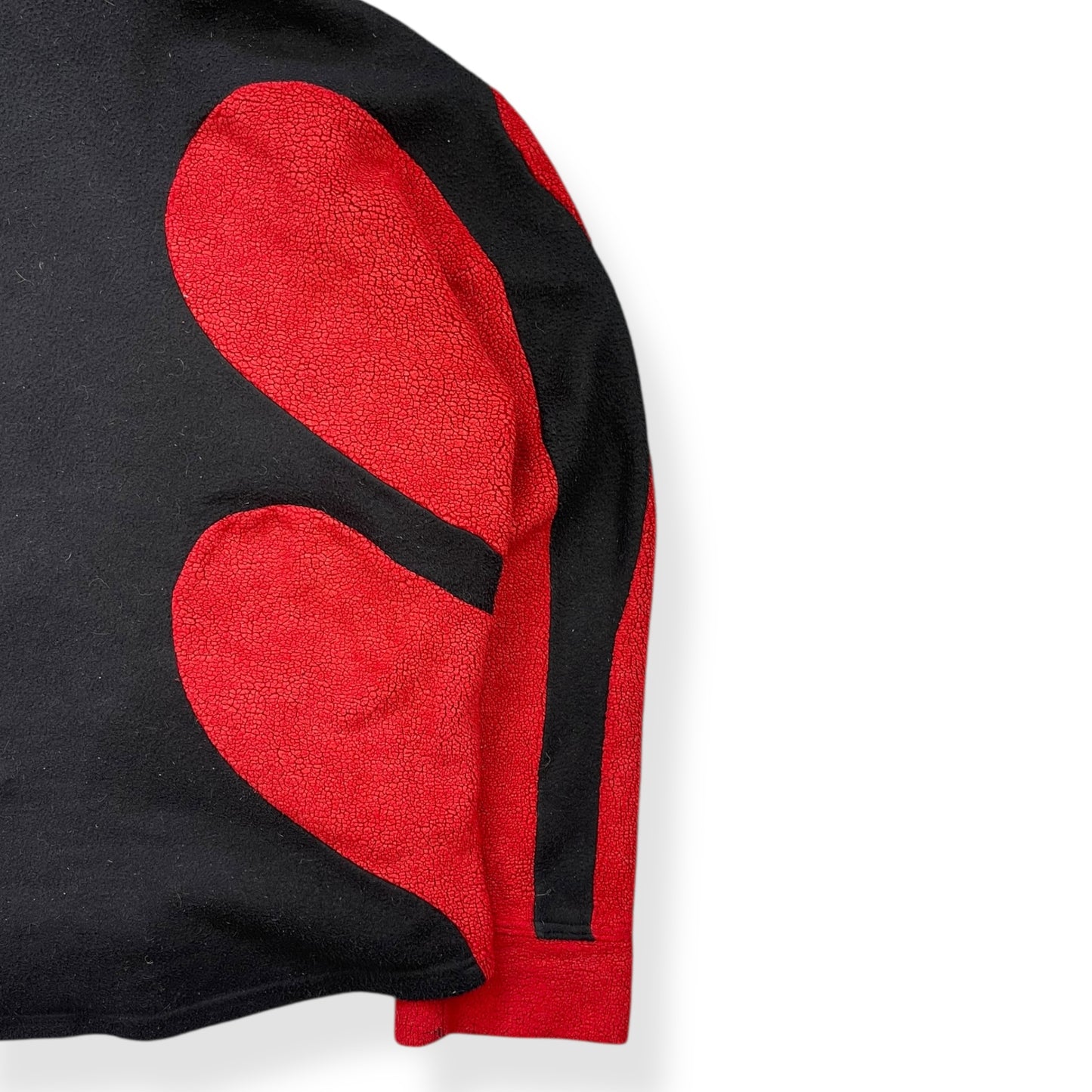 1990's Cyberdog Panelled Fleece Hoodie (L)
