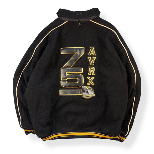 2000's Avirex NY Squadron Reversible Wool Jacket (XL)