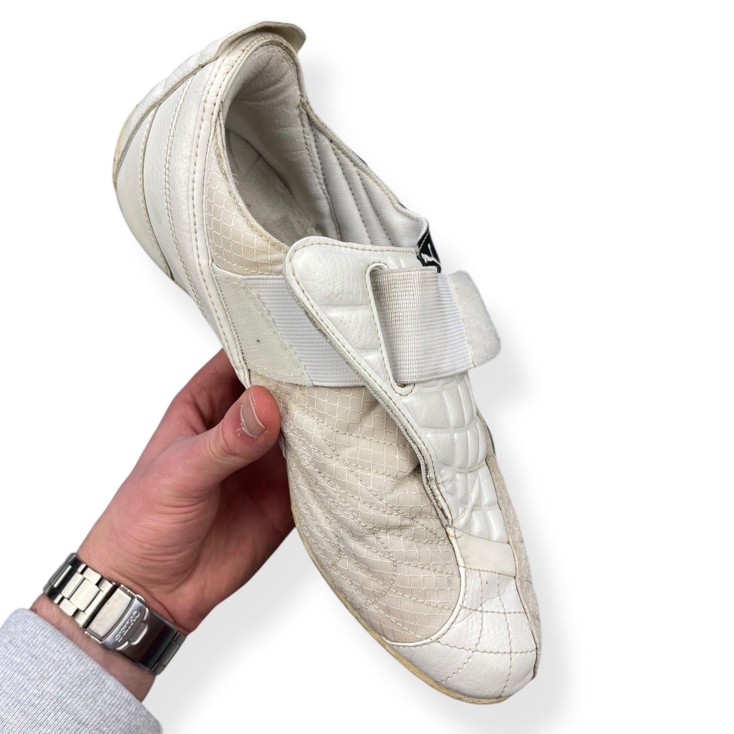 2000's Puma Uke Leather White/Navy (UK8)