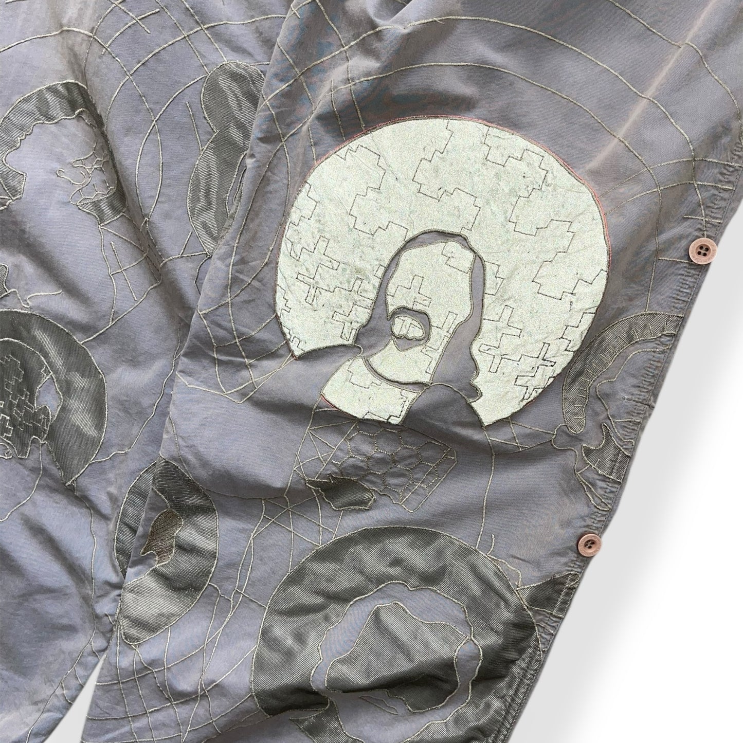 2000's Maharishi Embroidered Reflective Snopants (L)