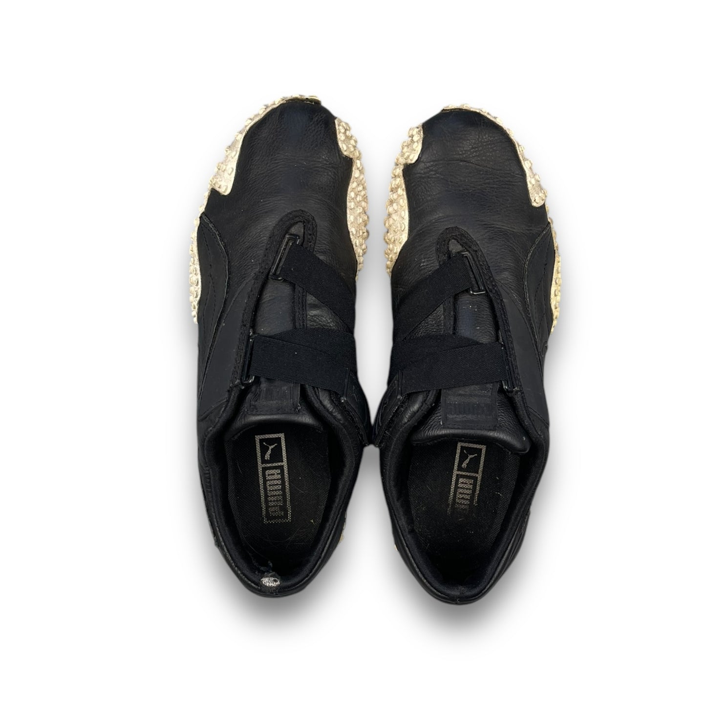 2000's Puma Mostro Leather Black/White (UK9)